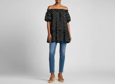 koszula z bufkami zara: Zara, Women`s tunic, size L — 1