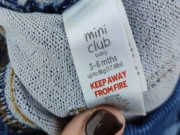 koszula w groszki zara: Spodnie jeansowe, Mini Club, 3-6 miesięcy, stan - Bardzo dobry — 5