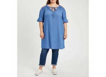 sukienka 40 plus: Sukienka damska, rozmiar 4XL — 1