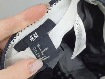 hm spodnie zimowe: H&M, Spodnie materiałowe damskie, rozmiar M — 4