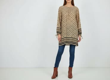 klapki louis vuitton czarne: Tunika damska, rozmiar S — 1