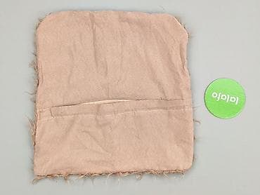 other material: Beżowa poszewka na poduszkę dekoracyjną z długim, pętelkowym — 3