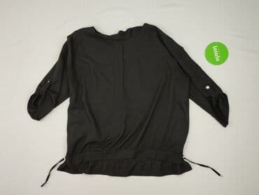 czarne obcisła bluzki z długim rękawem: Women's blouse, size L (EU 40) — 2