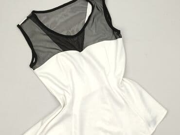bluzka z baskinką biała: Women's blouse, size S — 2