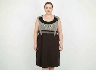 allegro sukienki damskie midi: Sukienka damska, rozmiar 4XL — 6