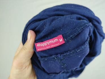 czarne legginsy ciążowe: Happymum, Spodnie materiałowe damskie, rozmiar M — 5