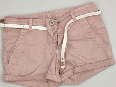 krótkie spodenki różowe: MEGI, Szorty damskie, rozmiar S — 1