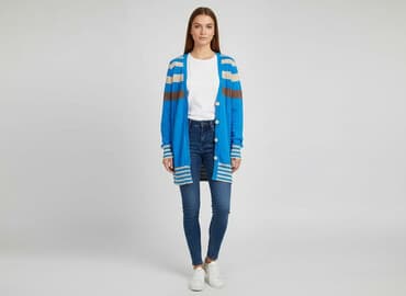 buty zimowe stradivarius: Kardigan damski, rozmiar M — 5