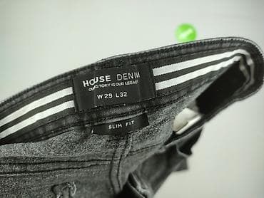 oversized tshirt h: House of Denim, Jeansy dla mężczyzn, rozmiar S — 4