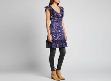 sukienki z rozkloszowanym dołem: Stradivarius, Sukienka damska, rozmiar S — 1