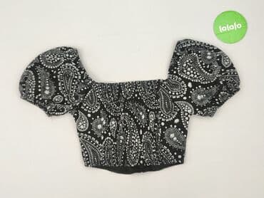 czarne krótkie spodenki sinsay: Sinsay, Top damski, rozmiar XS — 3