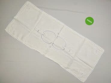 zasłony lidl: Obrus 107 x 41, kolor - Biały, stan - Idealny — 2