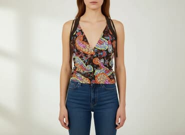 ubrania z meksyku: Top damski, rozmiar S — 7