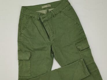 spodnie czarne cargo bershka: Denim Co, Spodnie cargo damskie, rozmiar M — 1