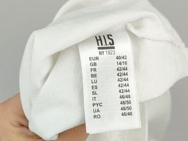 sinsay koszulka basic: HIS, T-shirt damski, L — 5