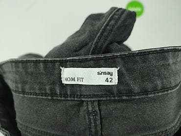 barrel jeans: Sinsay, Jeansy damskie, rozmiar XL — 4