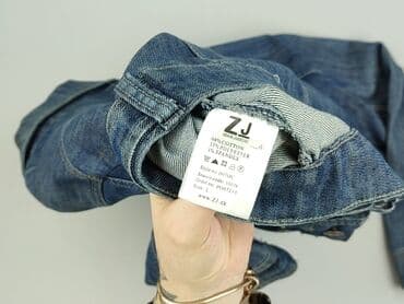 markowe dżinsy: JDY DENIM, Kurtka jeansowa damska, L — 4