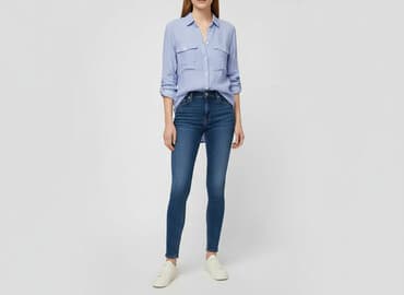 koszula niebieska hm: H&M, Sukienka damska, rozmiar XS — 7