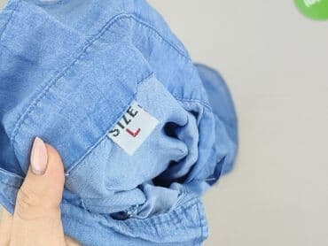 błekitna sukienki: Koszula damska, rozmiar L — 4