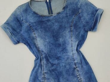 sukienki dżinsowe dla puszystych: Sukienka damska, rozmiar M — 1