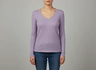 liliowa bluzki zara: Bluzka damska, rozmiar S — 5