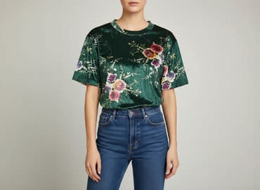 shein bluzki bawełniane: Shein, T-shirt damski, rozmiar S — 1