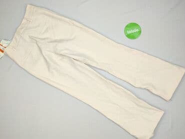 beżowe jeansy damskie: Sinsay, Spodnie materiałowe damskie, rozmiar XS — 3