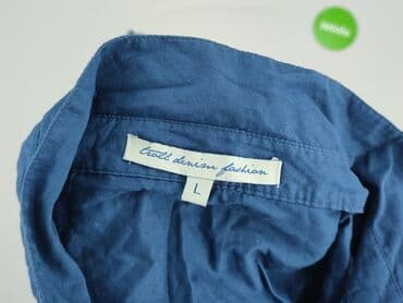 koszula damska z kolnierzem: Denim, Koszula damska, rozmiar L — 5