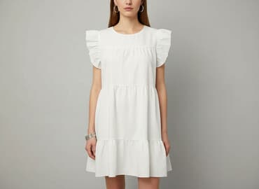 białe sukienki: Sukienka damska, rozmiar S — 1