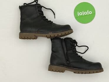 rajstopy czarne z wzorem: High boots 34, Used — 3