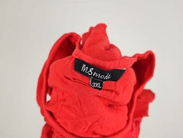 czerwona bluzka z dekoltem v: Туніка жіноча, розмір 3XL — 4