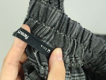 spodnie piżamowe w kratę damskie: Sinsay, Spodnie materiałowe damskie, rozmiar M — 4