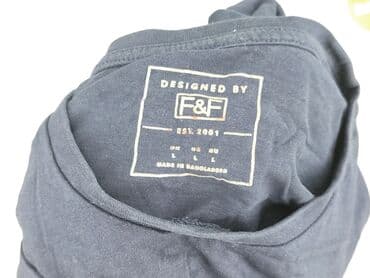 niebieski golf damski: F&F, Bluzka damska, rozmiar L — 4