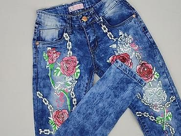 bluza young leosia: Spodnie jeansowe, 11 lat, 140/146, stan - Idealny — 1
