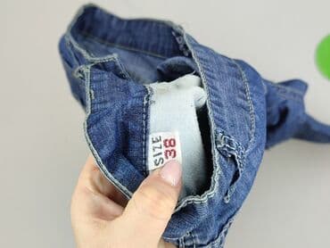 spodnie dżinsowe szerokie: Used Jeans, Spodnie 3/4 dla mężczyzn, rozmiar XL — 4