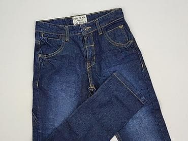 primark torebka: Spodnie jeansowe, 11 lat, 140/146, stan - Bardzo dobry — 1