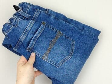 czarne woskowane spodnie: Jeans, Next, 12 years, 146/152, condition - Perfect — 5