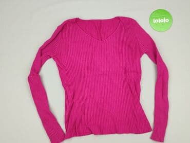 sweter piórkowy na drutach: Sweter damski, rozmiar S — 2