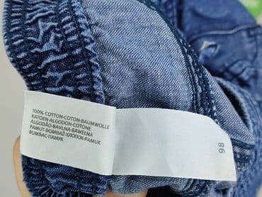 pomaranczowe spodnie dresowe: Jeans, H&M, 2-3 years, 98, condition - Perfect — 4