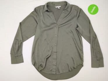 szara bluzka h m: H&M, Koszula damska, rozmiar S — 2