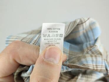 Kids' Clothes: Shirt 3-4 years, condition - Perfect, pattern - Cell, color - Brown — 5