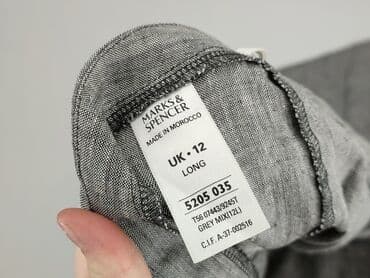 Ubrania damskie: Marks & Spencer, Spodnie materiałowe damskie, M — 4
