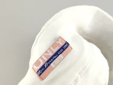 białe jeansy z wysokim stanem: Jeansy damskie, rozmiar S — 4