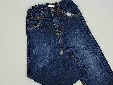 emo bluza: Spodnie jeansowe, 3-4 lat, 98/104, stan - Bardzo dobry — 1