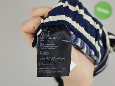 krótkie spodenki w paski: H&M, Szorty damskie, rozmiar S — 4