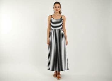 sukienki maxi na wesele niebieska: Sukienka damska, rozmiar S — 5