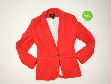 czerwona marynarka damska h m: H&M, Marynarka damska, rozmiar S — 2