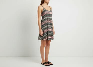 sandalki czarne ccc: RAINBOW, Sukienka damska, rozmiar XS — 7