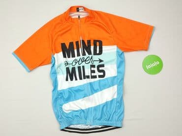 biala koszula i kolarki: Sports T-shirt for men, size M — 2