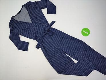 czarne cargo pull and bear: Bershka, Kombinezon damski, rozmiar M — 2